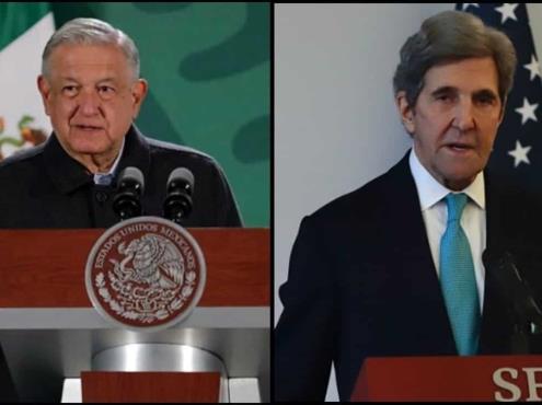 Confirma López Obrador que habló de la Reforma Eléctrica con John Kerry