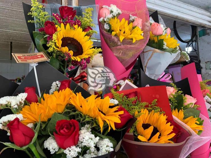 Precios de flores en Veracruz varían previo al día de San Valentín