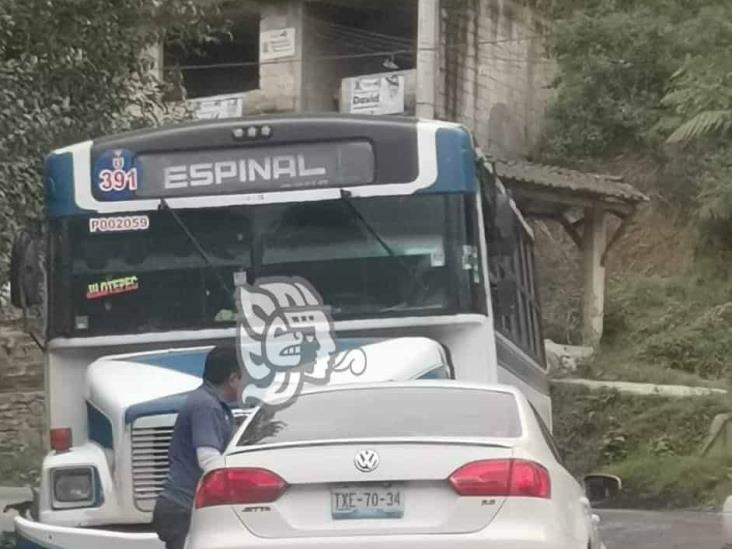 Reportan accidente en la carretera Banderilla – Jilotepec