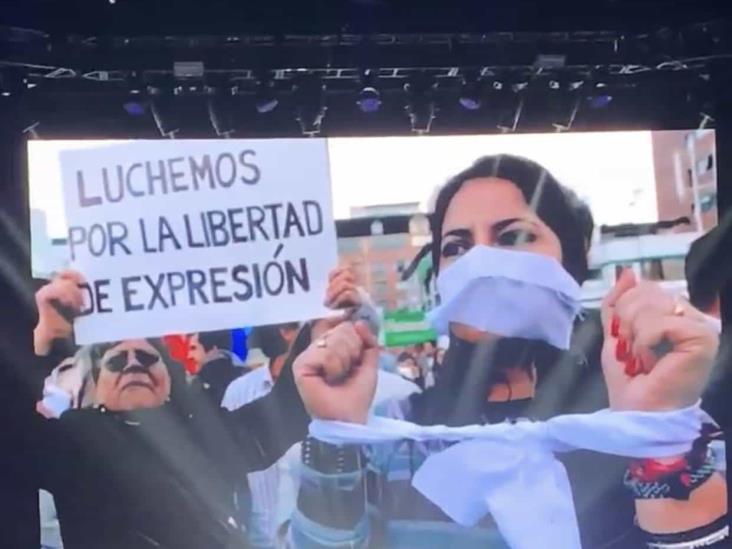 En concierto, Caifanes exige justicia para periodistas asesinados en Veracruz