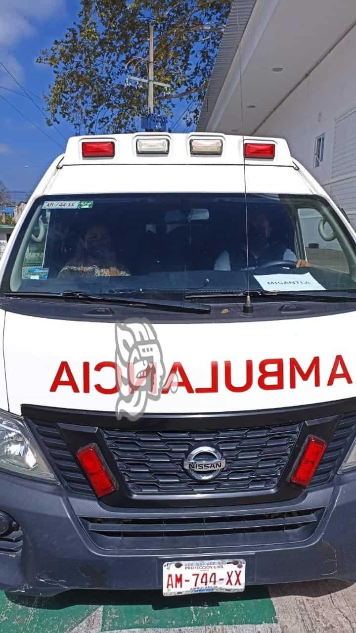 ‘Misantla contará con ambulancia para traslados’, informa alcalde