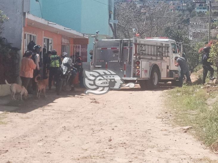 Por corto circuito, se incendia casa en colonia Casa Blanca