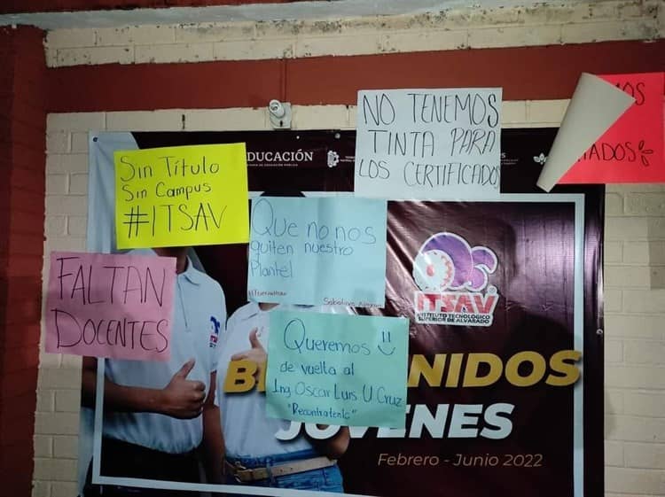 ITSAV cumple cuatro días tomado por alumnos