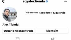 Hackean y eliminan Instagram de Alex Tienda