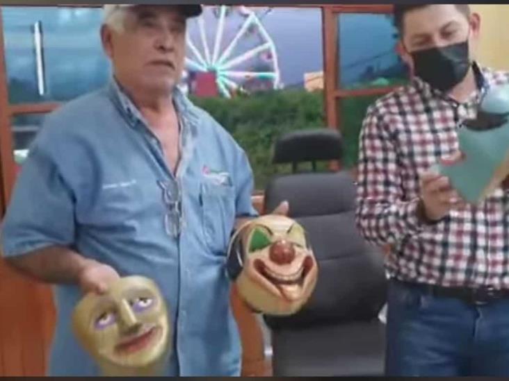 Realiza máscaras para carnaval en Juchique de Ferrer