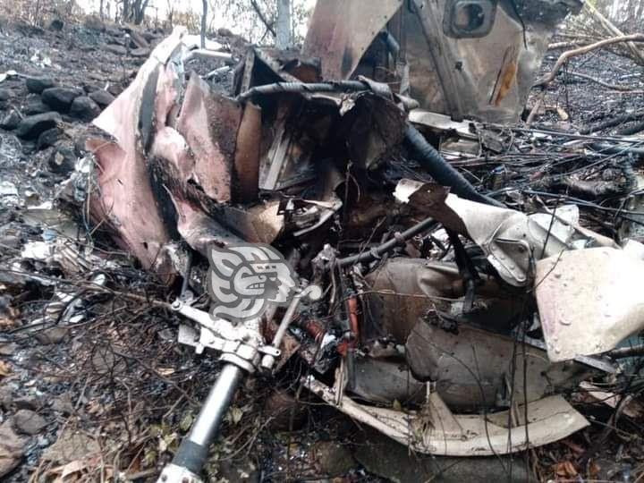 Cae avioneta en Hueyapan de Ocampo; hay dos muertos