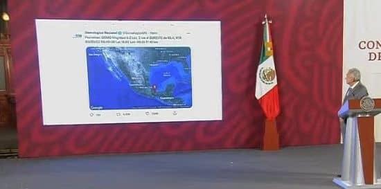 Aún sin reporte por daños graves ni víctimas tras sismo en Veracruz: AMLO