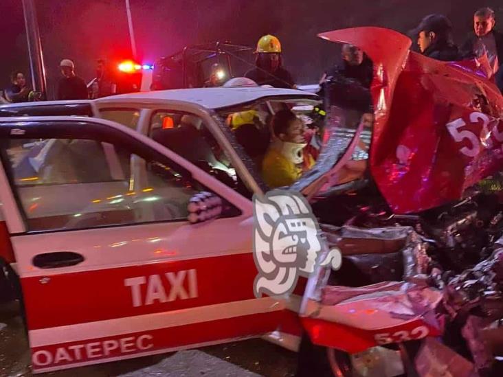 Seis heridos tras accidente sobre bulevar Xalapa-Coatepec
