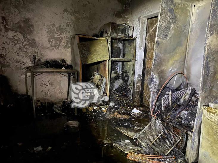 Incendio de cocina económica moviliza a cuerpos de rescate en Ixtaczoquitlán