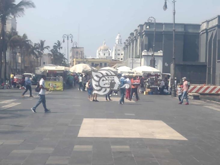 Malecón de Veracruz con mayor afluencia de visitantes