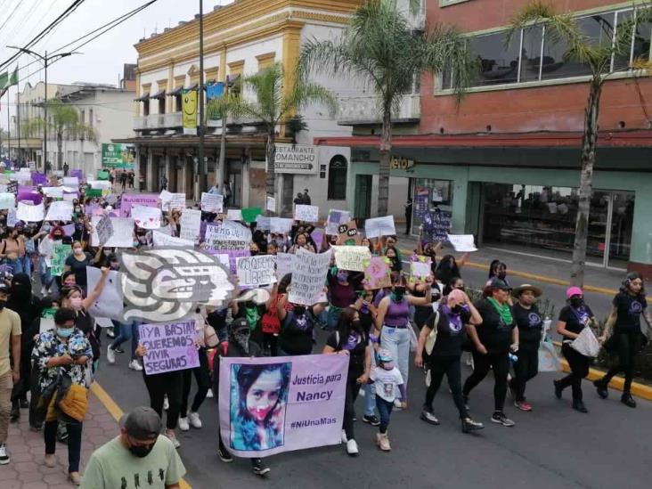 #8M: Cerca de 600 mujeres, en marcha para conmemorar Día de la Mujer en Orizaba