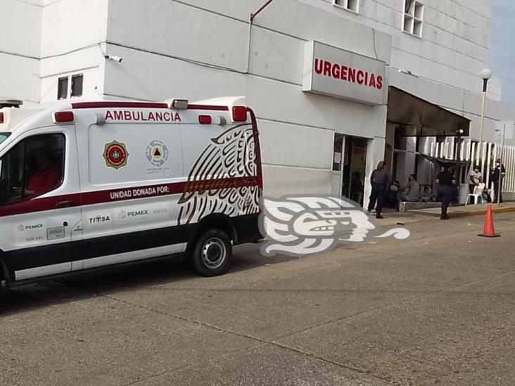Hospitalizan a hombre macheteado en el poniente de Coatzacoalcos