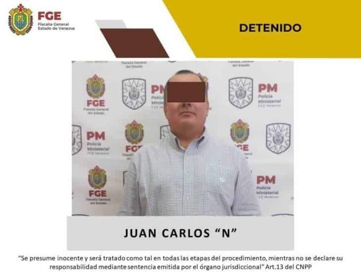 Detiene FGE Veracruz a Juan Carlos ‘N’, cercano a Jorge Winckler