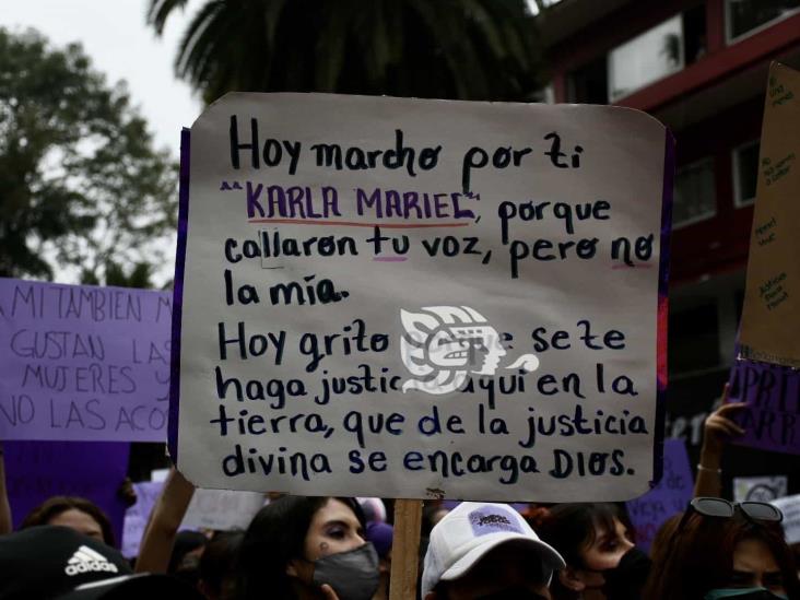 #8M: ‘Ninguna más en el olvido, ninguna más asesinada’, claman veracruzanas en Xalapa