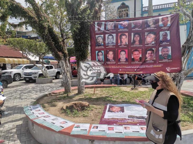 Comité de búsqueda realiza campaña de localización en Nanchital 