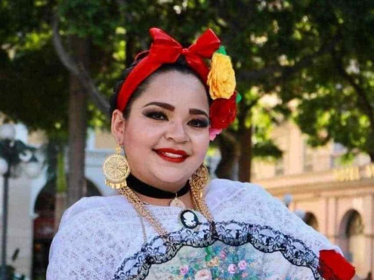 Hannia Tuncheu, primera candidata a reina del Carnaval de Veracruz 2022