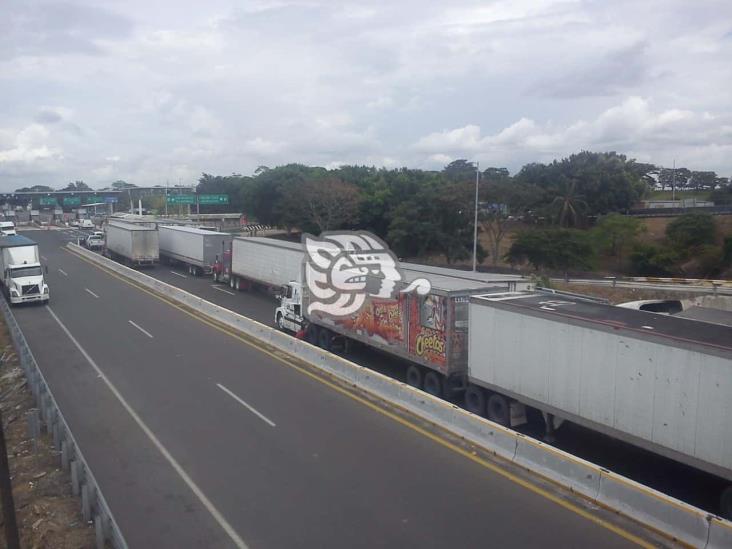 Bloqueo de tramo Acayucan - Cosoleacaque dejó afectaciones millonarias: Canacar