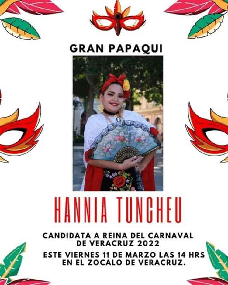 Desde los 5 años, Hannia Tuncheu sueña con ser reina del Carnaval