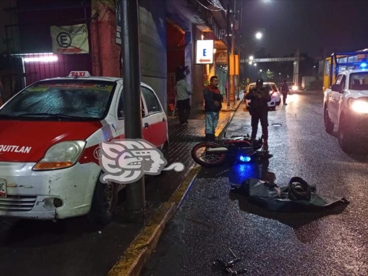 Se registra accidente múltiple en calles de Ixtaczoquitlán; hay un lesionado