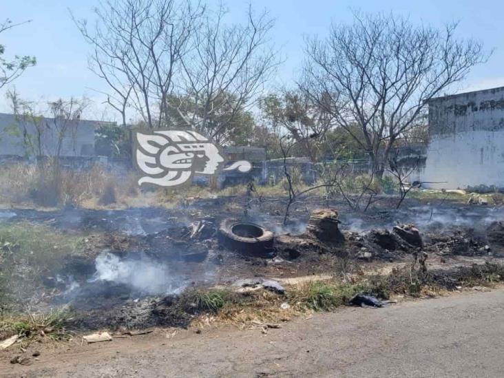 Conato de incendio en colonia Adalberto Tejeda