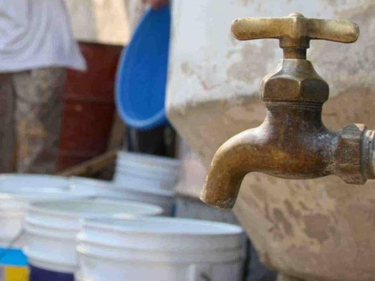 Siete colonias de Veracruz permanecerán sin agua este miércoles