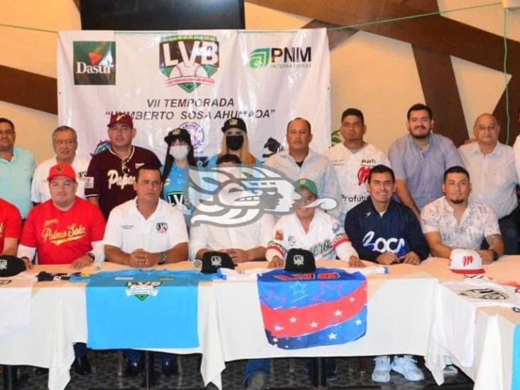 ¡Fiesta del beis!  Presentan la Liga Veracruzana de Beisbol 2022