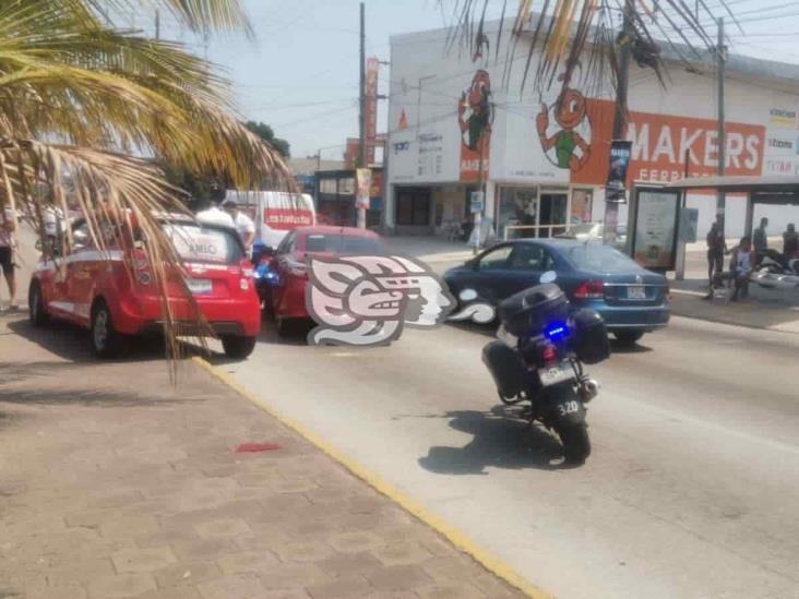 Se queda sin frenos y provoca accidente sobre la avenida Ejército Mexicano