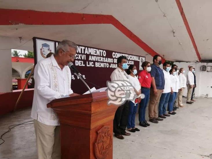 En Agua Dulce y Las Choapas recordaron la obra del ‘Benemérito de las Américas’