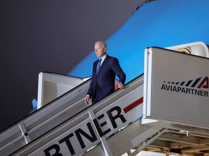 Biden llega a Europa para reunión con aliados de la OTAN