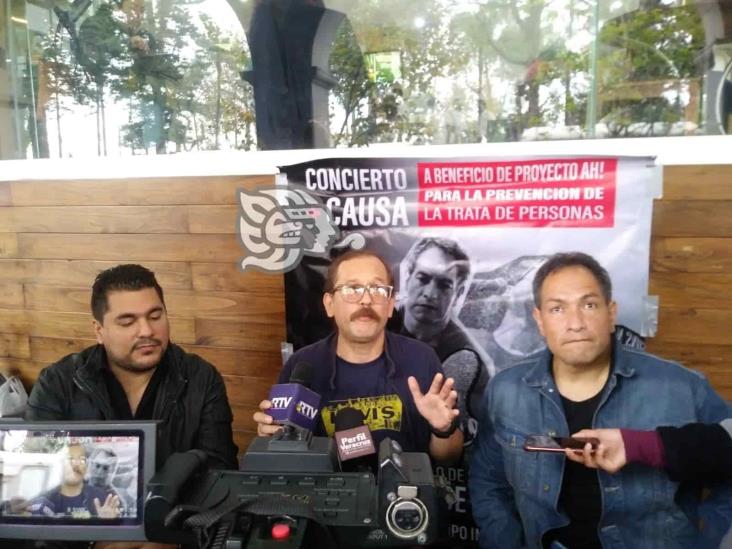 Regresa Amorfos con concierto contra trata de personas en Veracruz