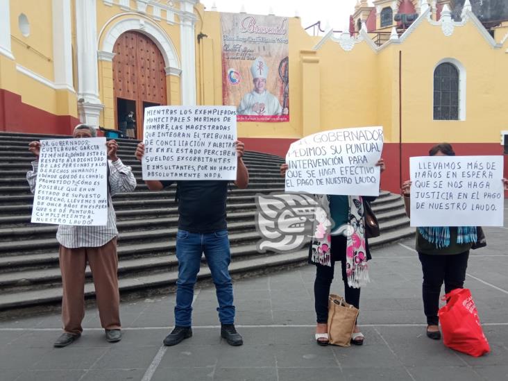 Ex trabajadores de Tlacojalpan claman indemnización a 11 años de ser despedidos