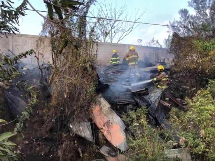 Se queman casas en la Colonia Ampliación Villa Rica de Boca del Río