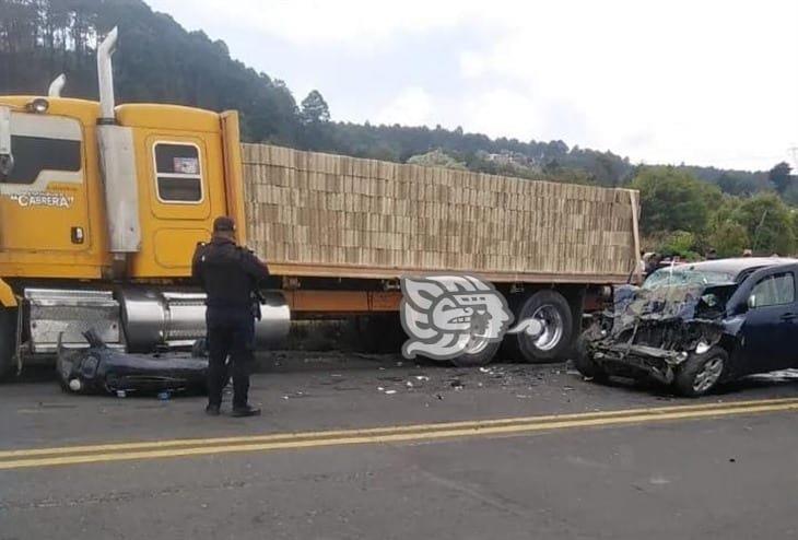 Madre e hija fallecen en accidente en Las Vigas; 2 menores heridos