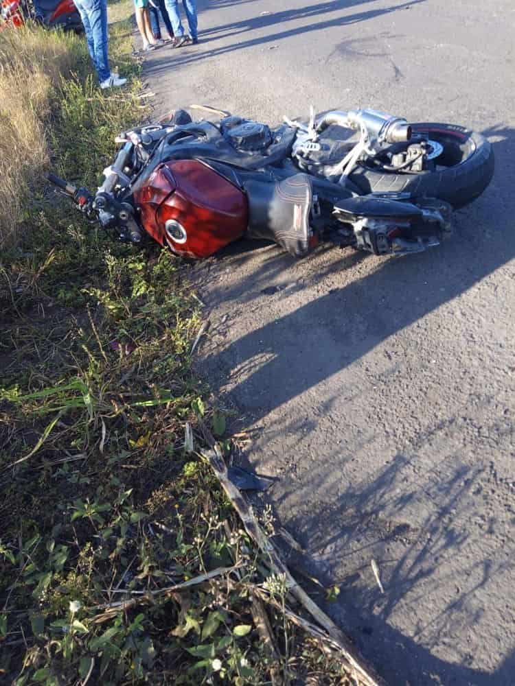 Fallece motociclista al perder el control sobre la carretera Lerdo de Tejada