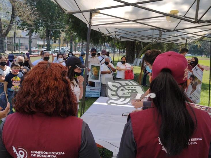 En Orizaba, realizan jornada en memoria de personas desaparecidas