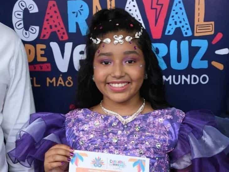 Se registra Aimar Renteral como candidata a Reina Infantil del Carnaval de Veracruz