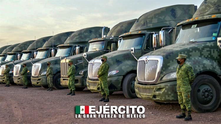 Sedena envía primer convoy con maquinaria para construcción de Tren Maya