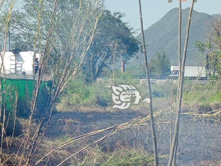 Incendio de pastizal en Rafael Delgado causa fuerte movilización