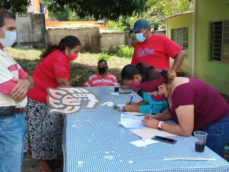 Destacada participación en elección de sub agencias en Agua Dulce