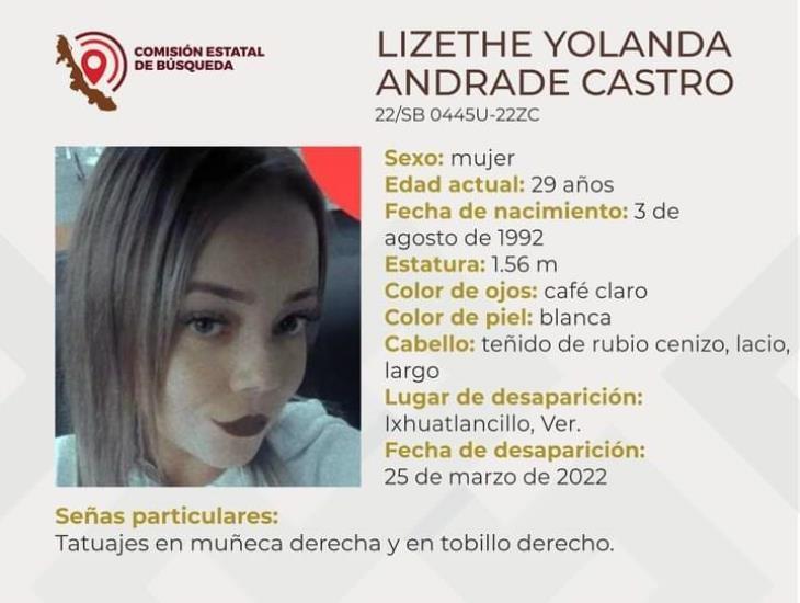 ¿La conoces? Lizethe fue vista por última vez en Ixhuatlancillo