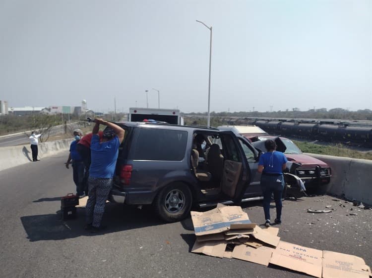 Reportan accidente en zona de Nuevo Veracruz