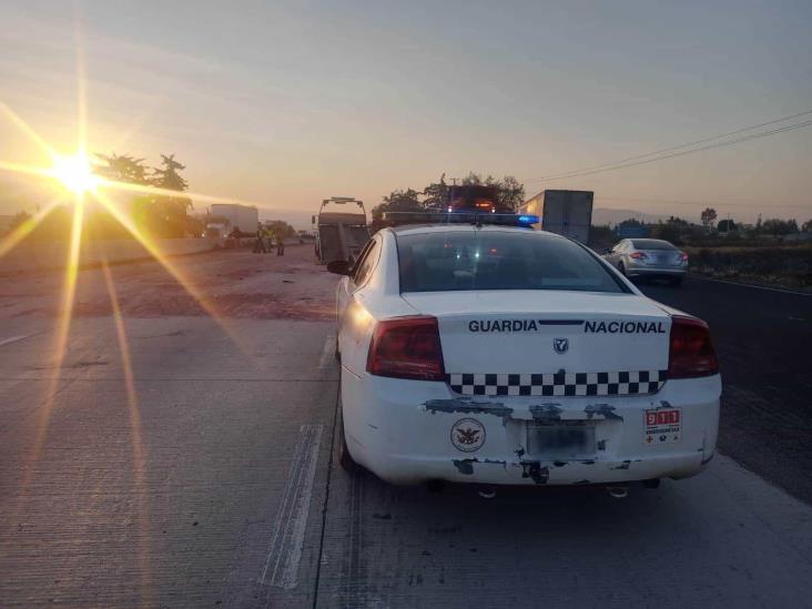 Reportan cierre de carretera Puebla-Córdoba en dirección a Veracruz