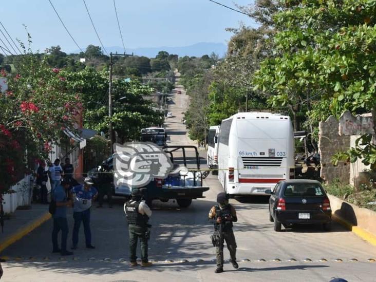 Rafaguean a empresario a metros de la Guardia Nacional en Acayucan