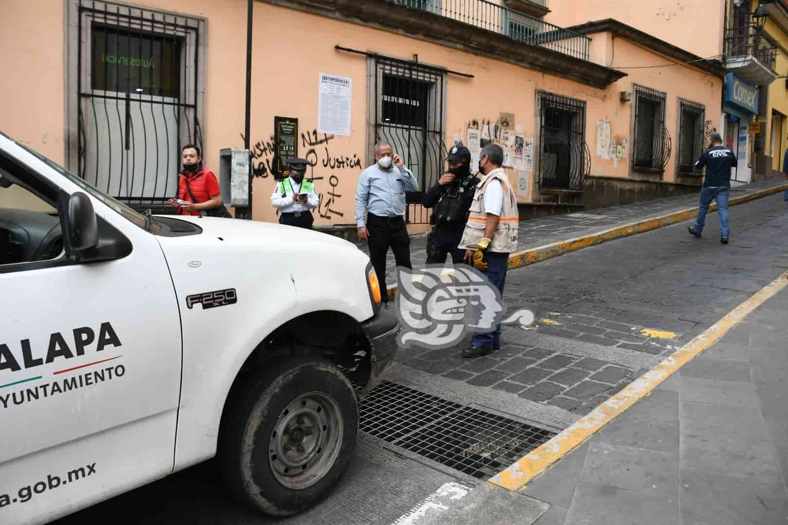 Intenso olor a gas en centro de Xalapa, no fue fuga, sino remanente de las  del