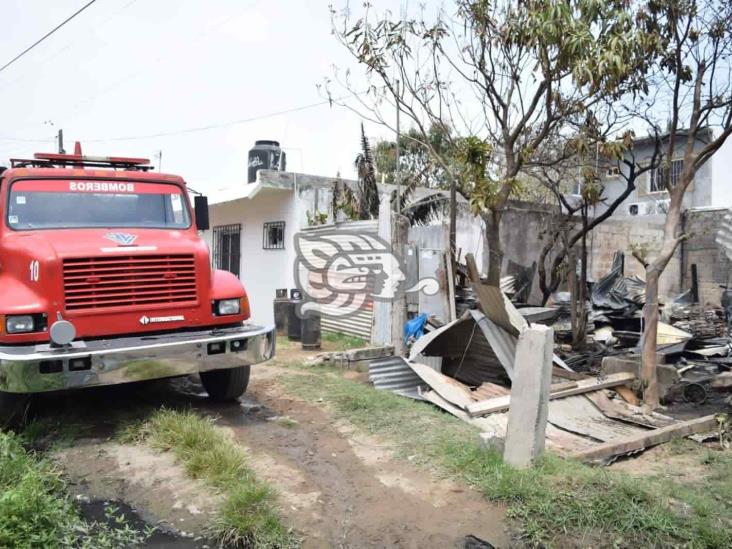 Se incendia vivienda de trabajadores de limpia pública en la Reserva Tarimoya