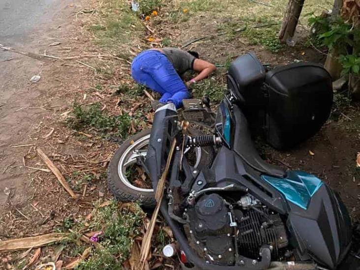 Muere tras derrapar su motocicleta en el municipio de La Antigua