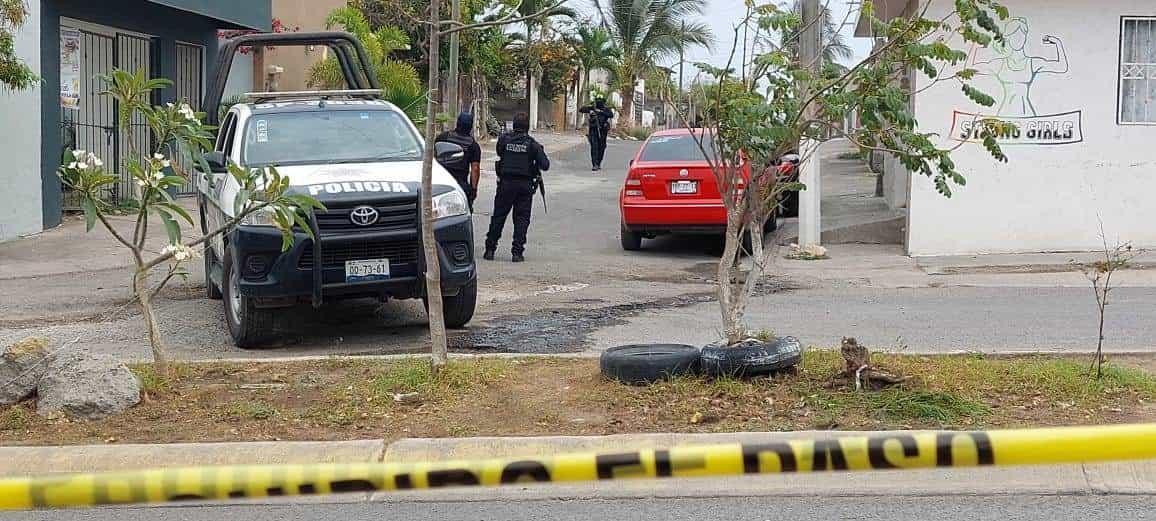 Fuerte operativo por balazos en fraccionamiento Costa Dorada de Veracruz