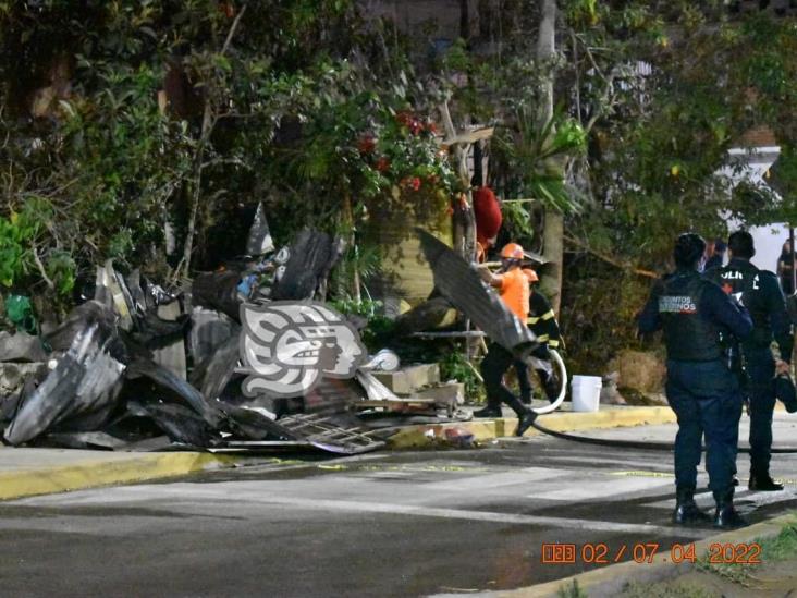 Mueren dos personas tras incendio de casa en colonia Moctezuma de Xalapa