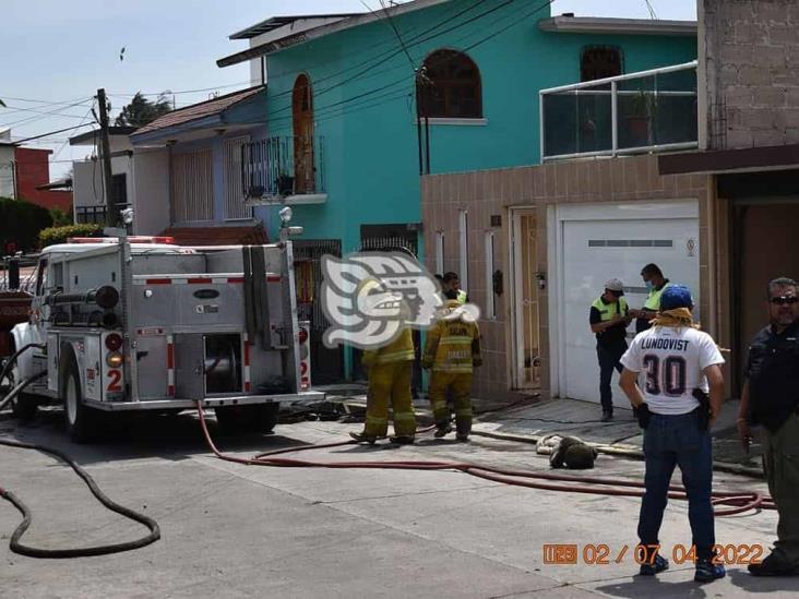 Se incendia otra vivienda en fraccionamiento de Xalapa