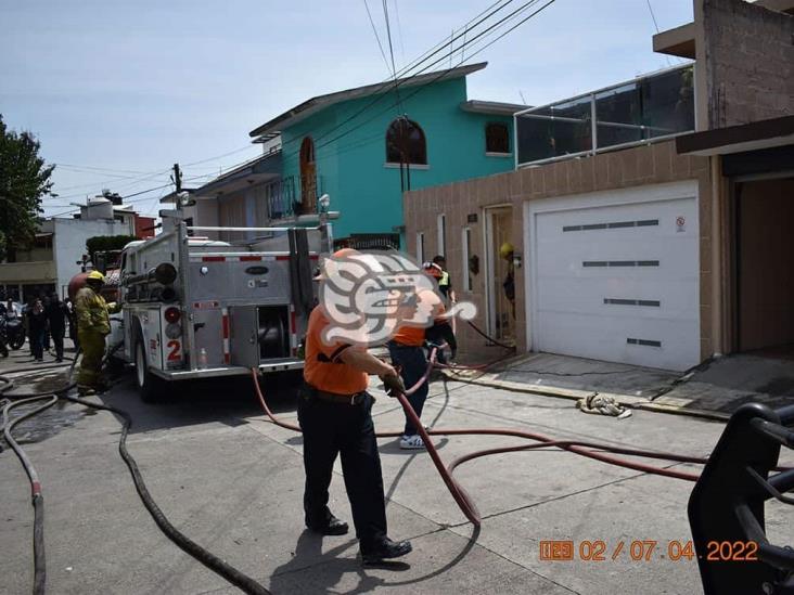 Se incendia otra vivienda en fraccionamiento de Xalapa